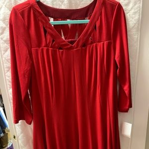 Chris McLaughlin Red Dress